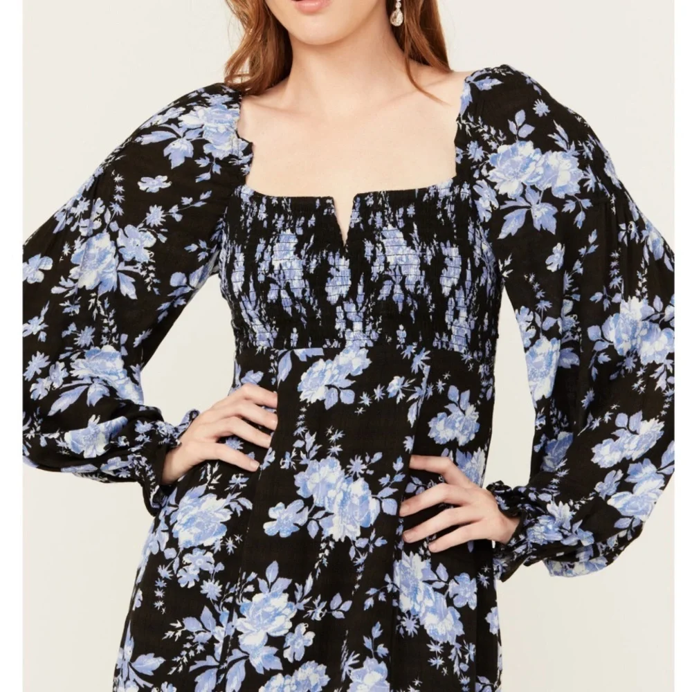 Free People Jaymes Floral Boho Dress NWT